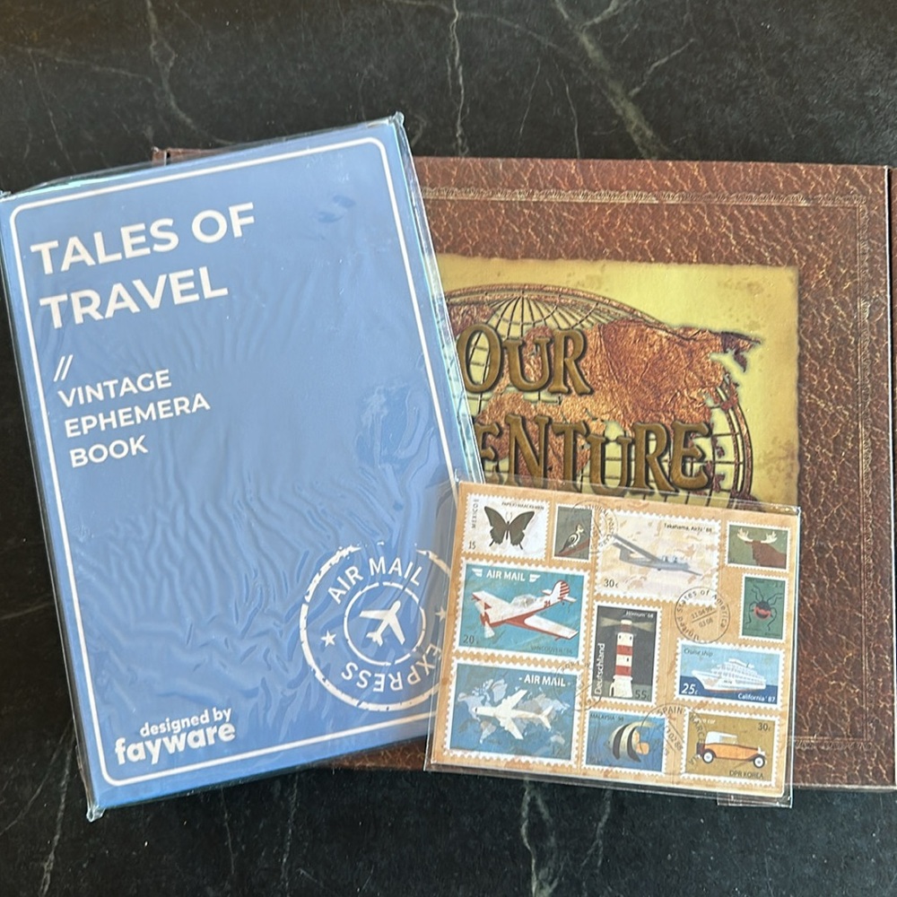 Travel scrapbook starter kit
